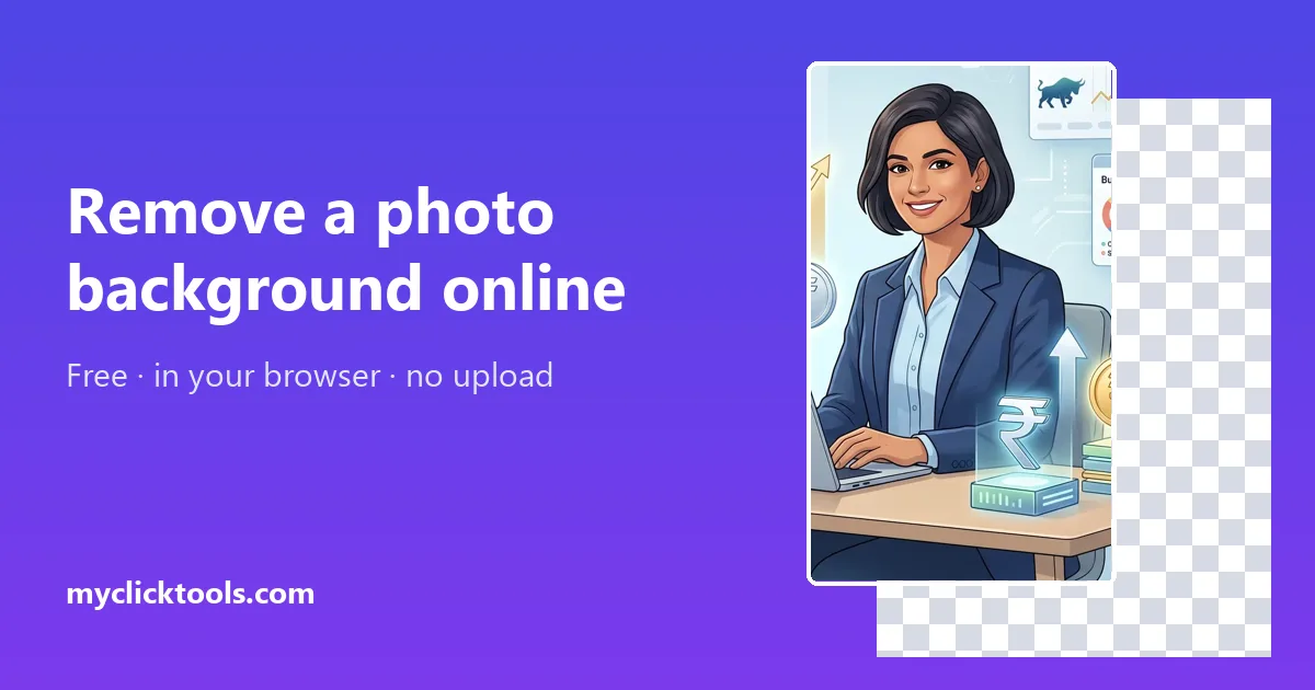 Remove a photo background online, free and in your browser
